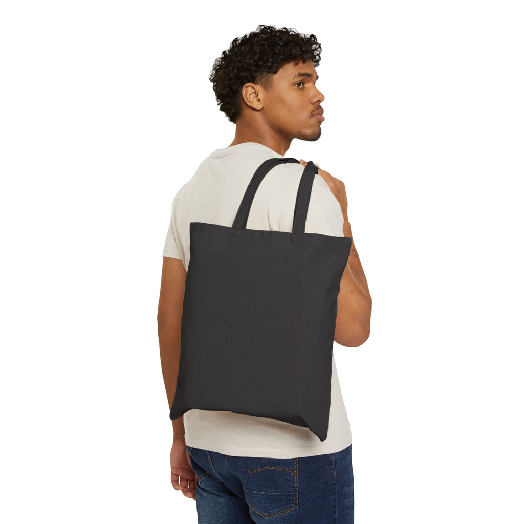 Coffee First Tote Bag — Cute Coffee Cup & Beans Canvas Tote