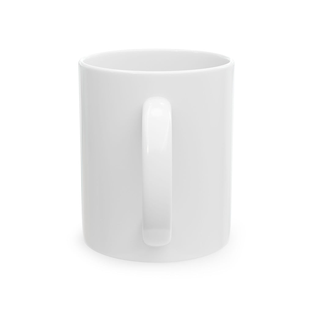Coffee First Mug — "Coffee First, Plans Later" Ceramic Cup, Floral Cozy Gift for Coffee Lovers