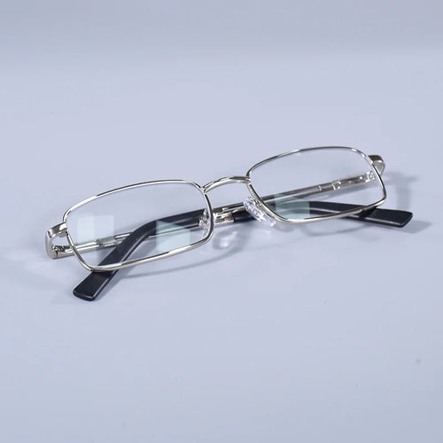 2025 New Ultralight Anti Blue Light Metal Reading Glasses Men Business Retro Presbyopia Computer Readers +100+125+150
