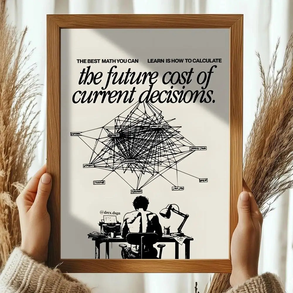 Home decor Life attitude quotes Poster HD art sticky wall waterproof home living room bedroom bar aesthetic decoration
