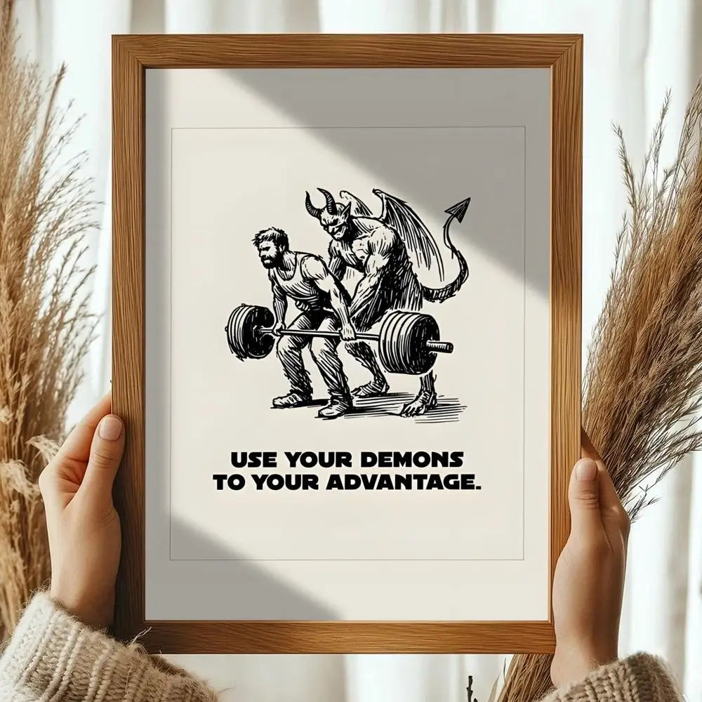 Home decor Life attitude quotes Poster HD art sticky wall waterproof home living room bedroom bar aesthetic decoration