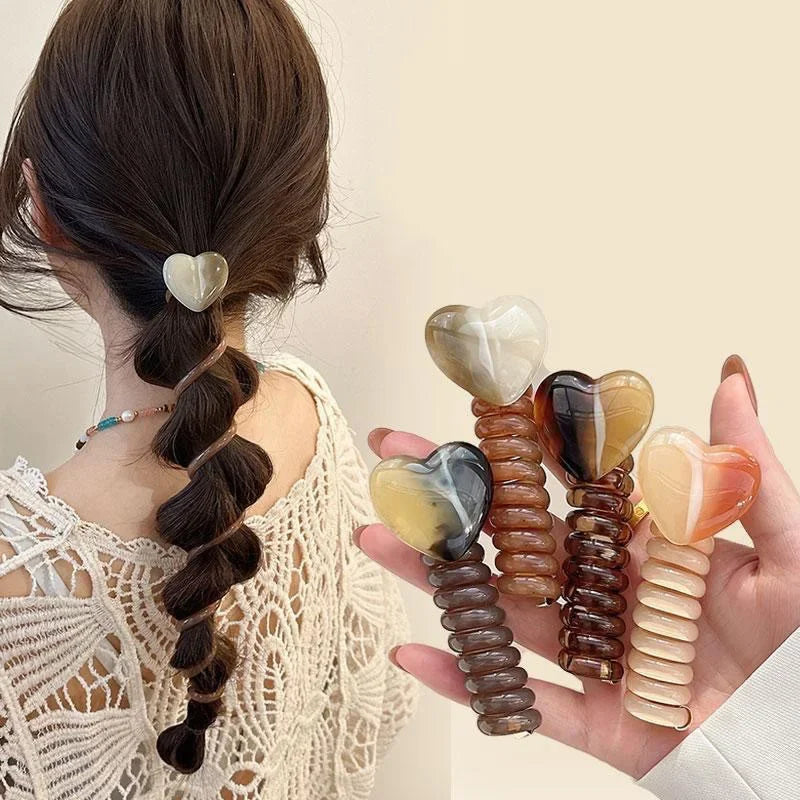 Minimalist Bubble Braid Headband High-quality and Caring Phone Line Hair Loop Tied Ponytail Braid Hair Rope headband