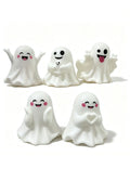 5 sets of Halloween ghost figurines, cute mini ghost home decor, Halloween desktop decoration ornaments