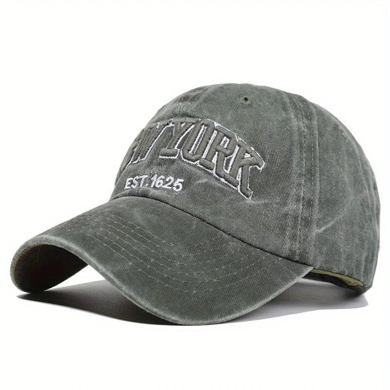 Fashion NEW YORK Embroidery Baseball Caps Outdoor Casual Adult Sun Hats Hip Hop Hat Sports Golf Caps Water Wash Snapback Hats