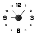Minimalist Frameless Wall Clock